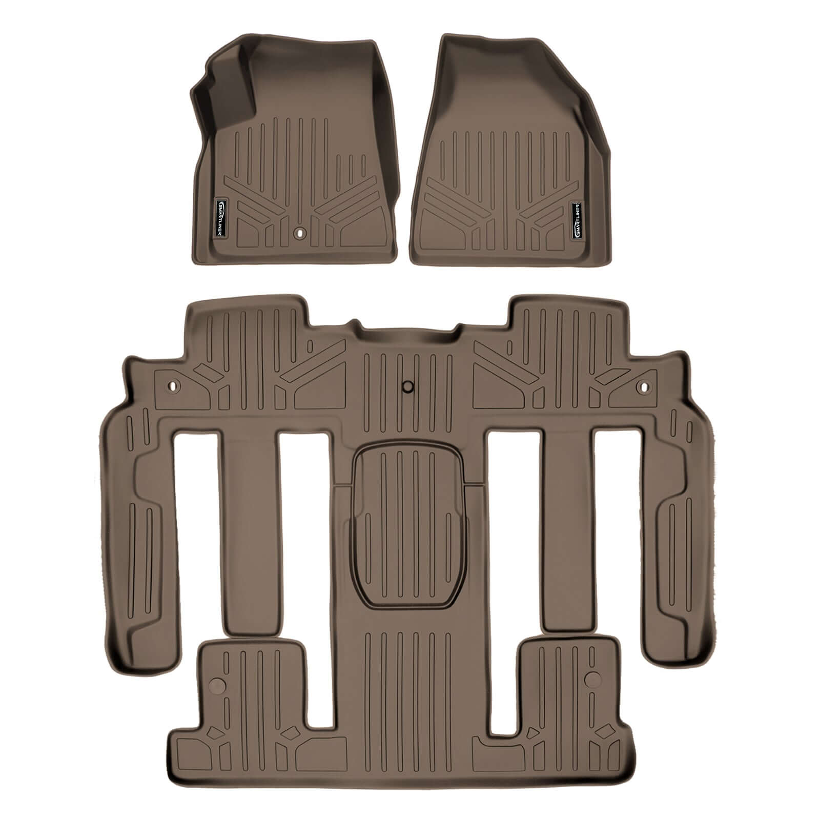 SMARTLINER Custom Fit Floor Liners For Traverse/Enclave with 2nd Row Bucket Seats