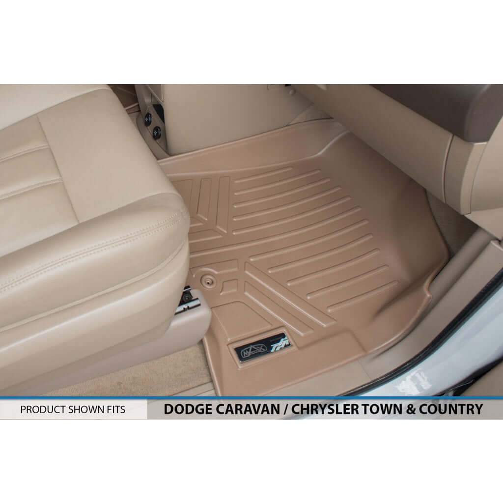 Smart Trim™ Custom Fit Floor Liners For 2008 2020 Caravan/Town & Country (Stow'n Go Only)