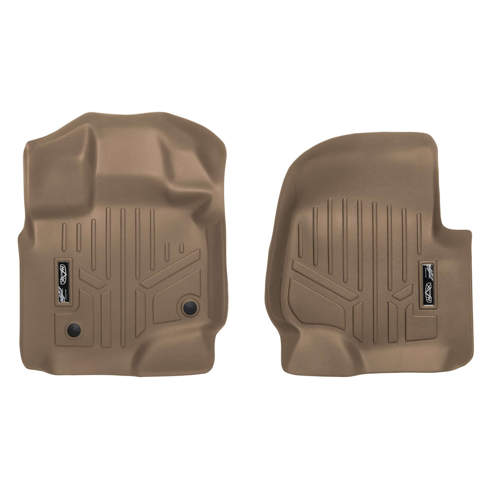 SMARTLINER Custom Fit Floor Liners For 2022-2025 Ford F-150 Lightning 2nd Row Bench seat without under seat fold-flat storage