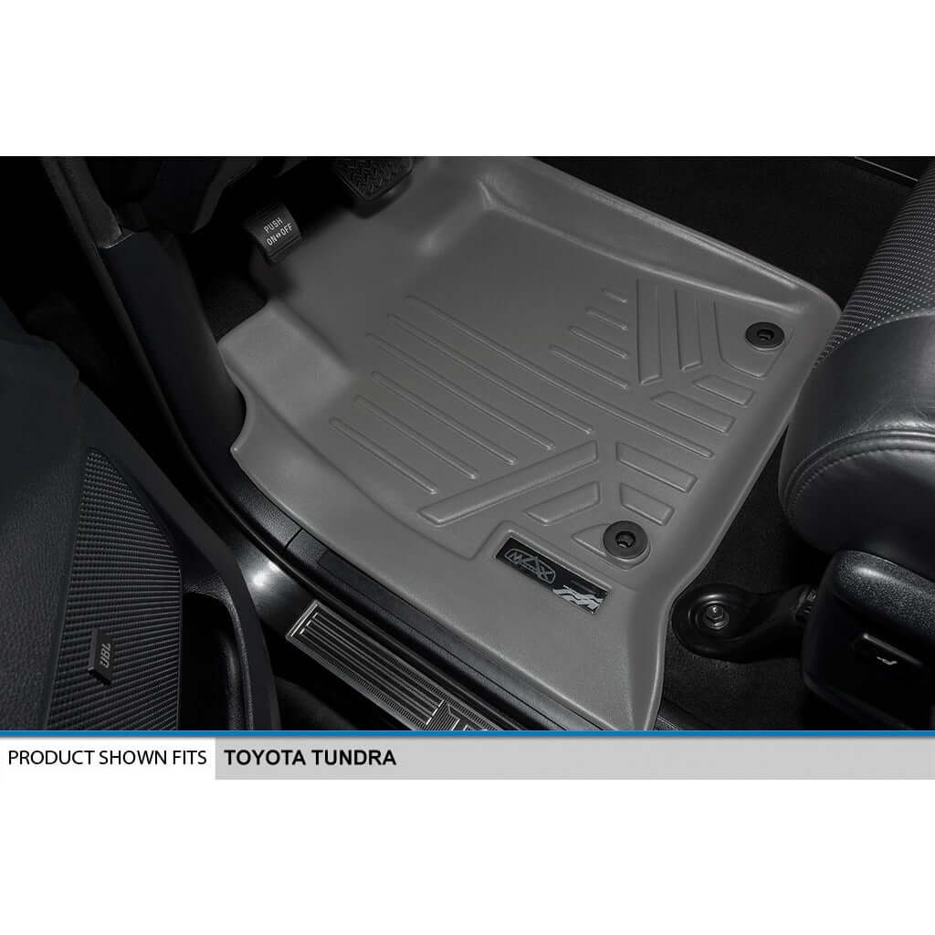 SMARTLINER Custom Fit Floor Liners For 2014-2021 Toyota Tundra Double Cab (with Coverage Under 2nd Row Seat)