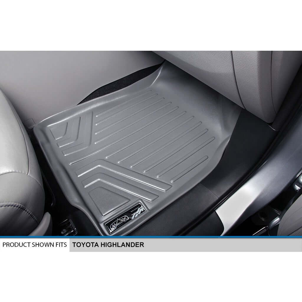 SMARTLINER Custom Fit Floor Liners For 2014-2019 Toyota Highlander Hybrid (with 2nd Row Bucket Seat)