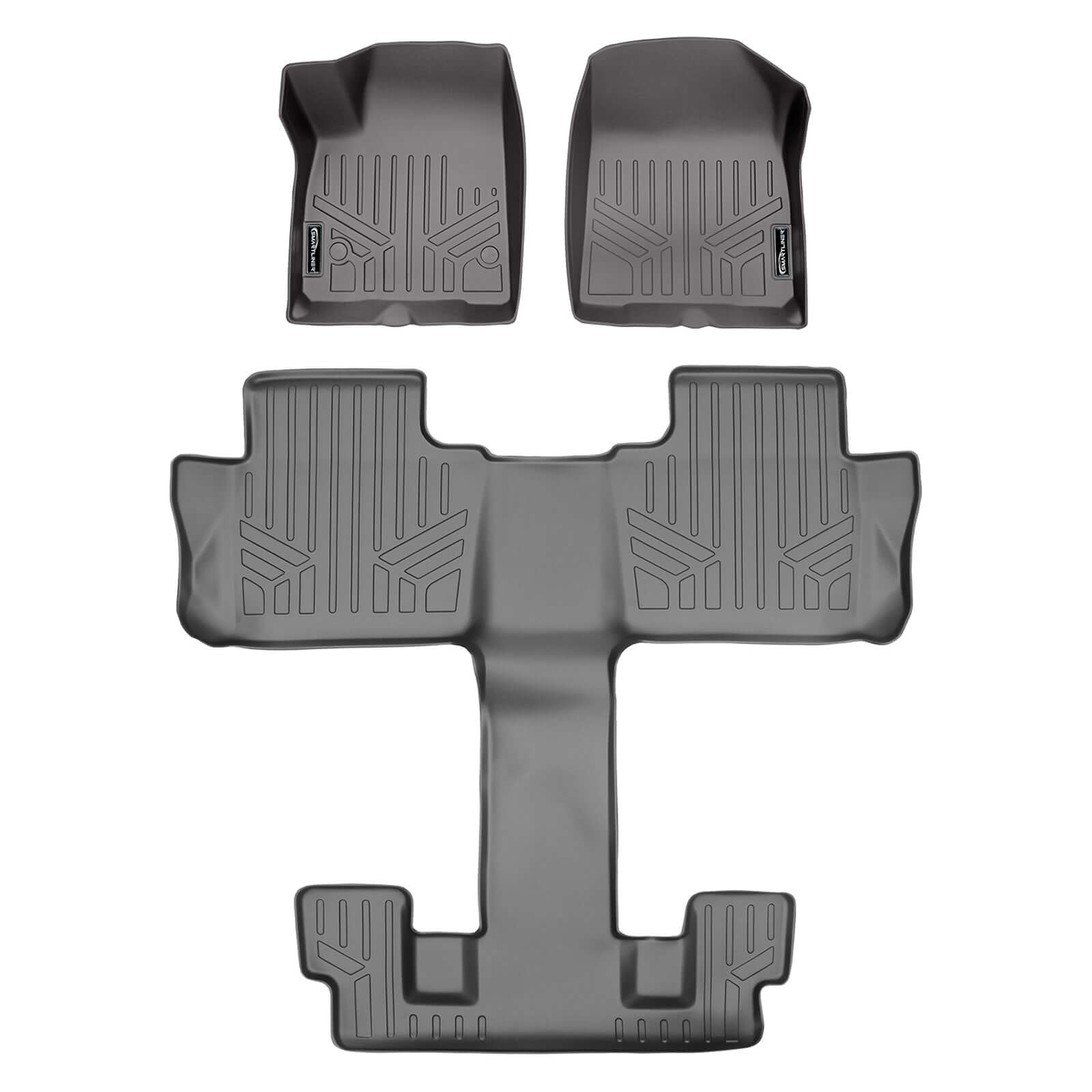 SMARTLINER Custom Fit Floor Liners for 2017-2023 GMC Acadia (6Passenger)