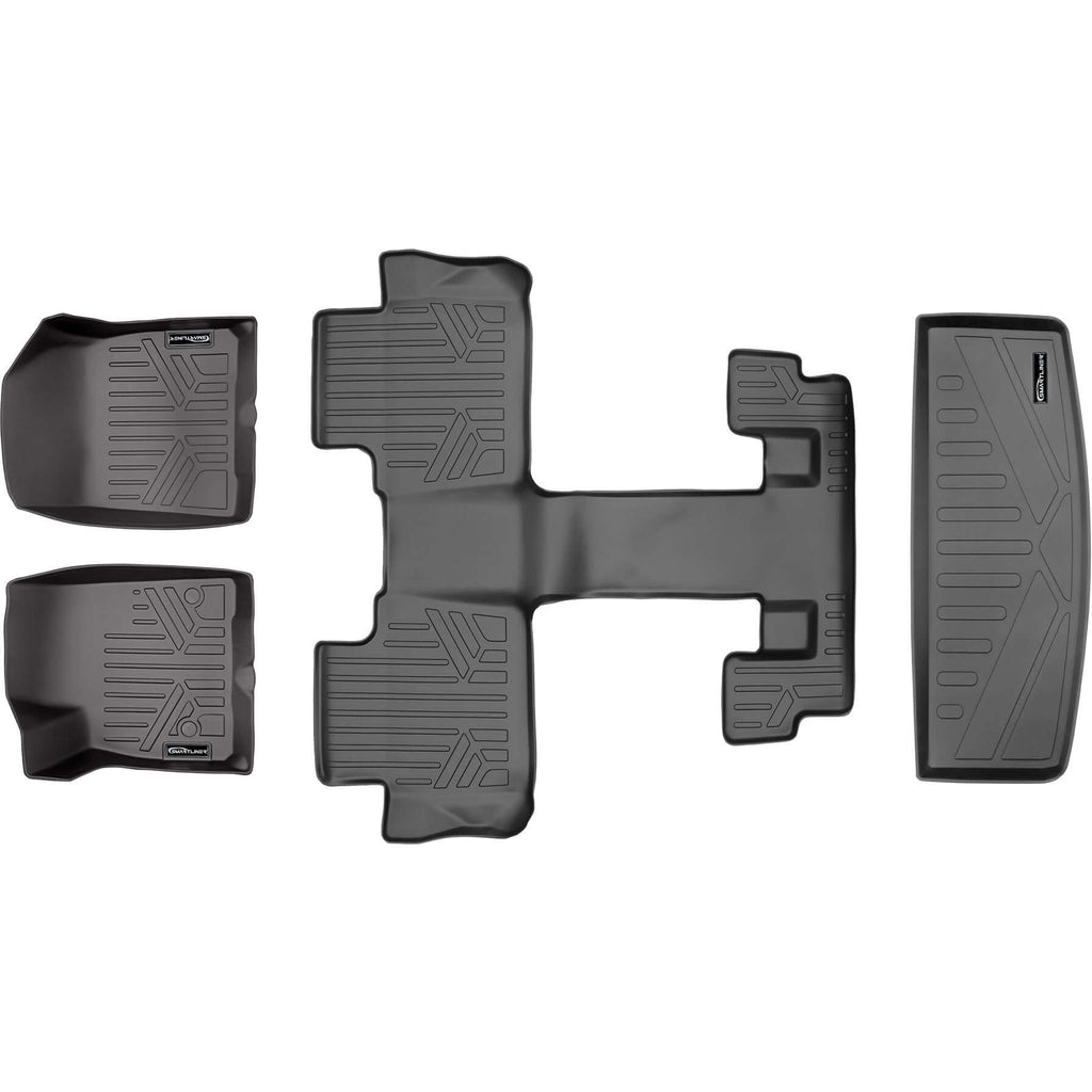 SMARTLINER Custom Fit Floor Liners For 2017-2023 GMC Acadia with 2nd Row Bucket Seats