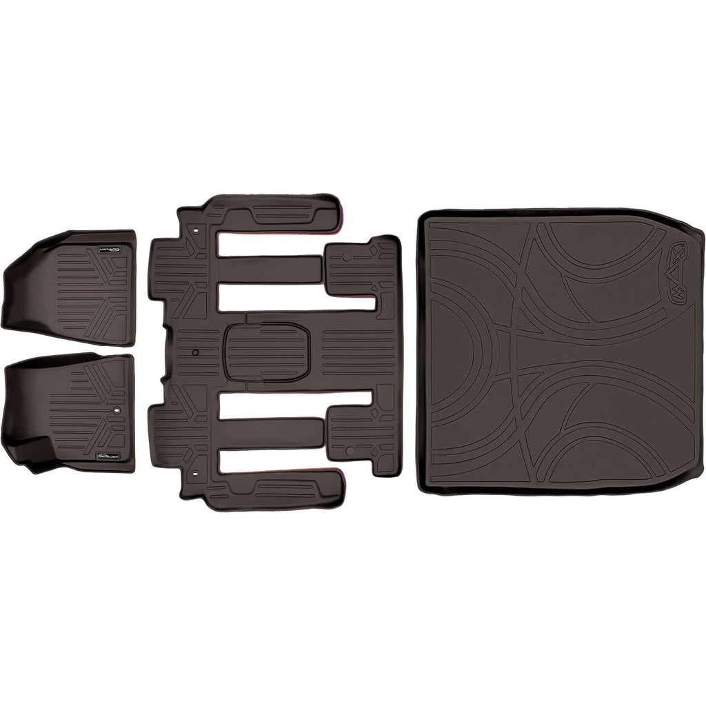 SMARTLINER Custom Fit Floor Liners For Traverse/Enclave with 2nd Row Bucket Seats