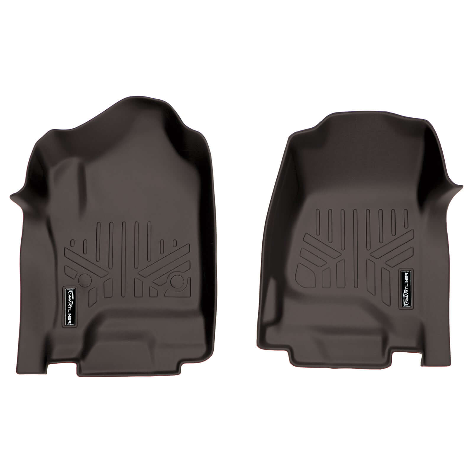SMARTLINER Custom Fit Floor Liners For 2014-2018 Silverado/Sierra 1500 - 2015-2021 2500/3500 HD