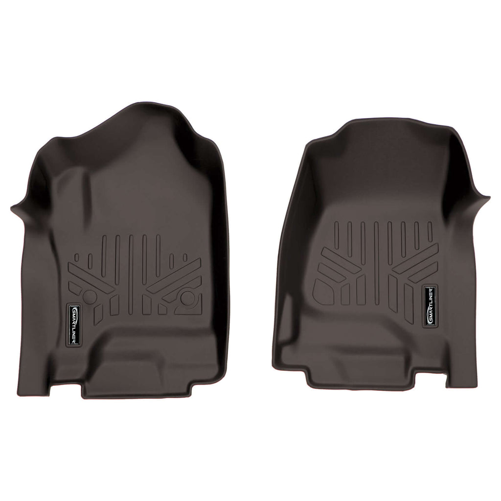 SMARTLINER Custom Fit Floor Liners For 2014-2018 Silverado/Sierra 1500 - 2015-2021 2500/3500 HD
