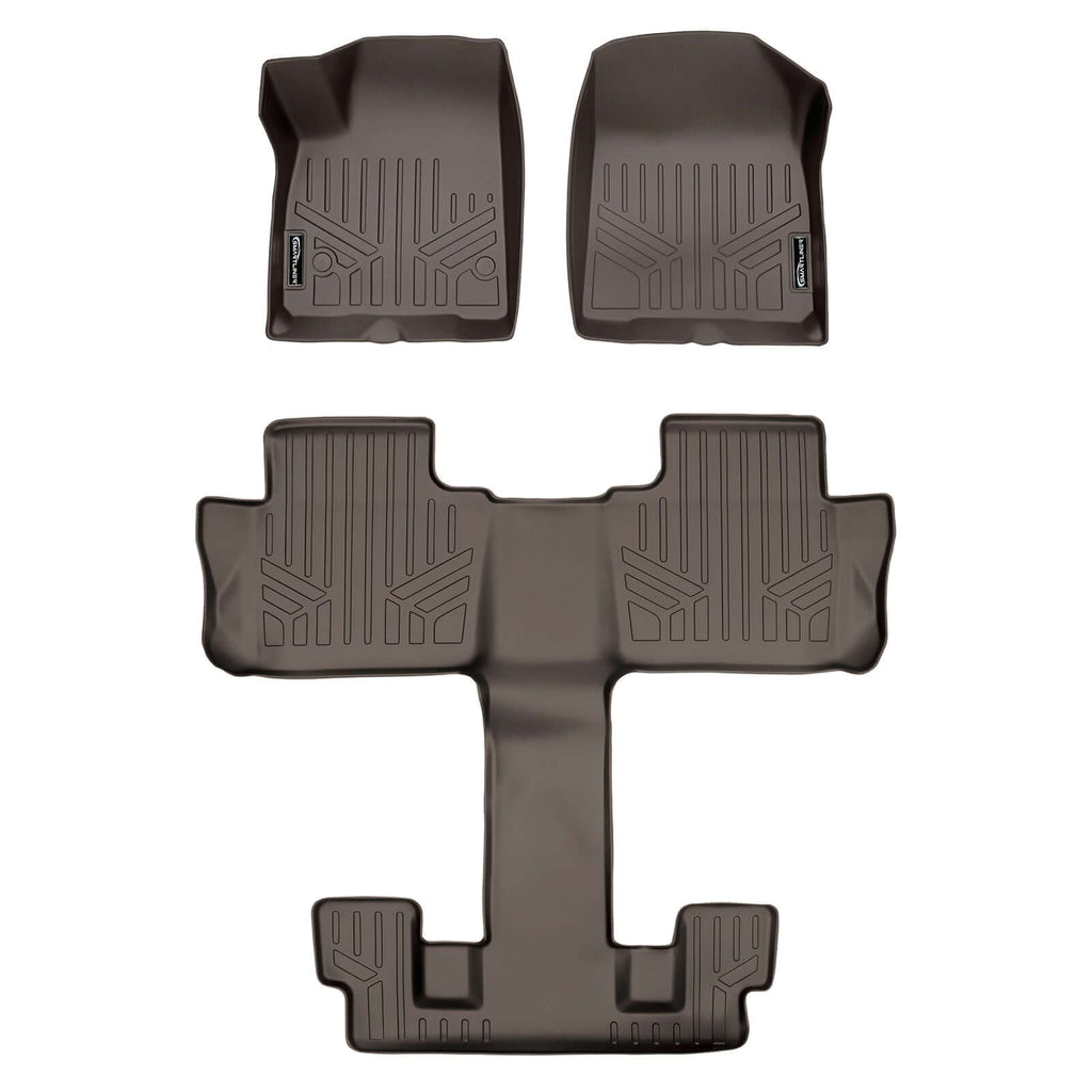 SMARTLINER Custom Fit Floor Liners For Black for 2020-2025 Cadillac XT6