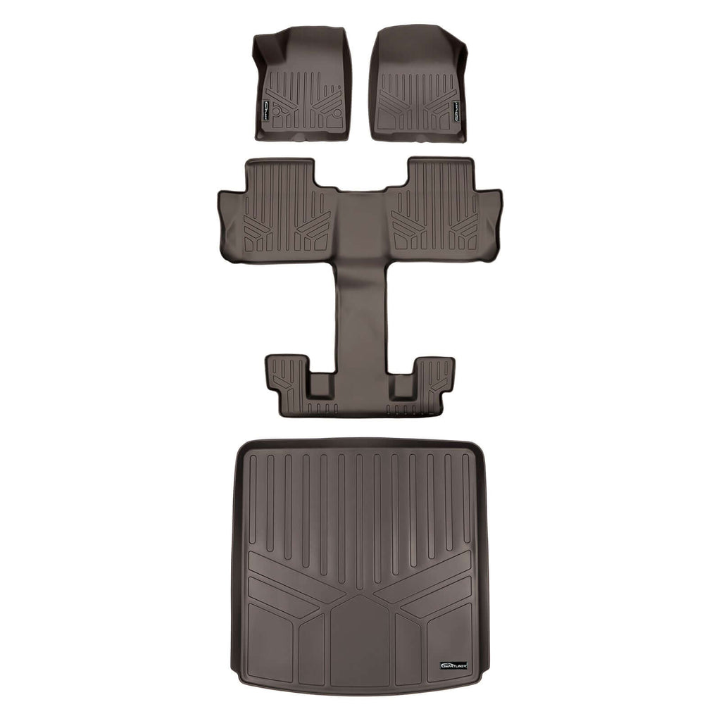 SMARTLINER Custom Fit Floor Liners For Black for 2020-2025 Cadillac XT6