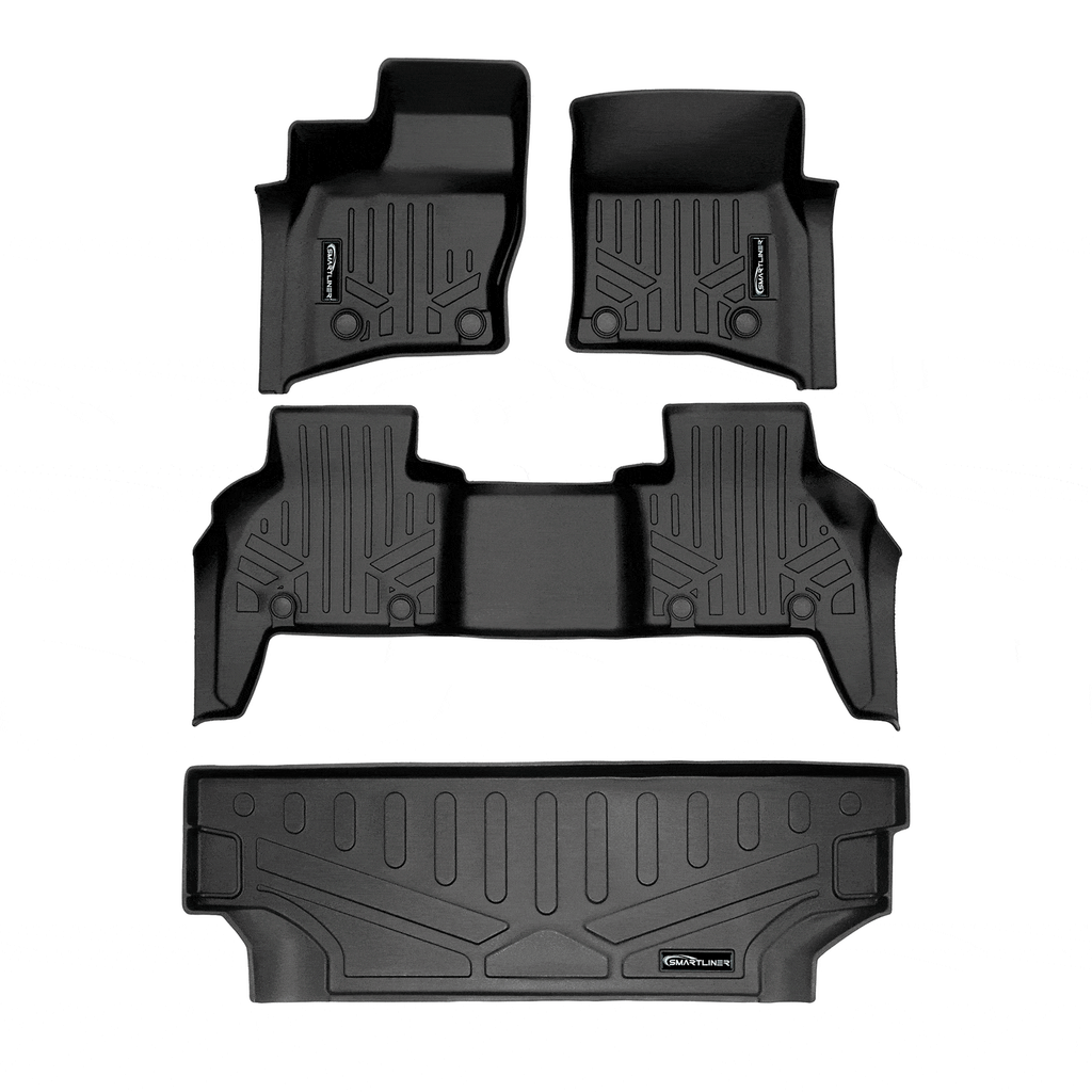 SMARTLINER Custom Fit Floor Liners For 2023-2025 Land Rover Defender 130 7 Passenger