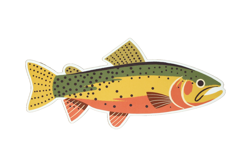 8 Pack of Trout Stickers