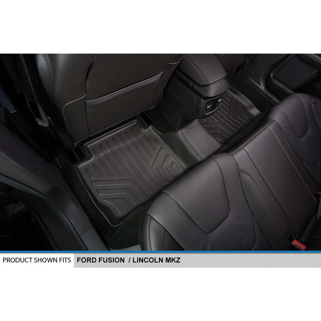 SMARTLINER Custom Fit Floor Liners For 2017-2020 Ford Fusion (No Hybrid or Plug-In Models)