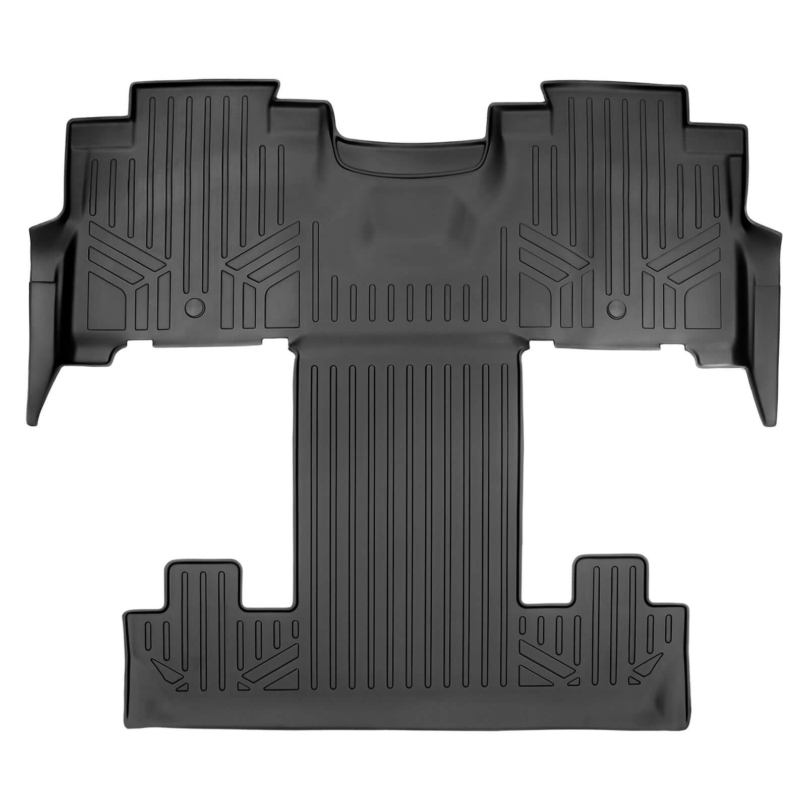 Smart Trim™ Custom Fit Floor Liners For 2018-2024 Ford Expedition/Lincoln Navigator 2nd Row Bucket Seats (no Max or L)