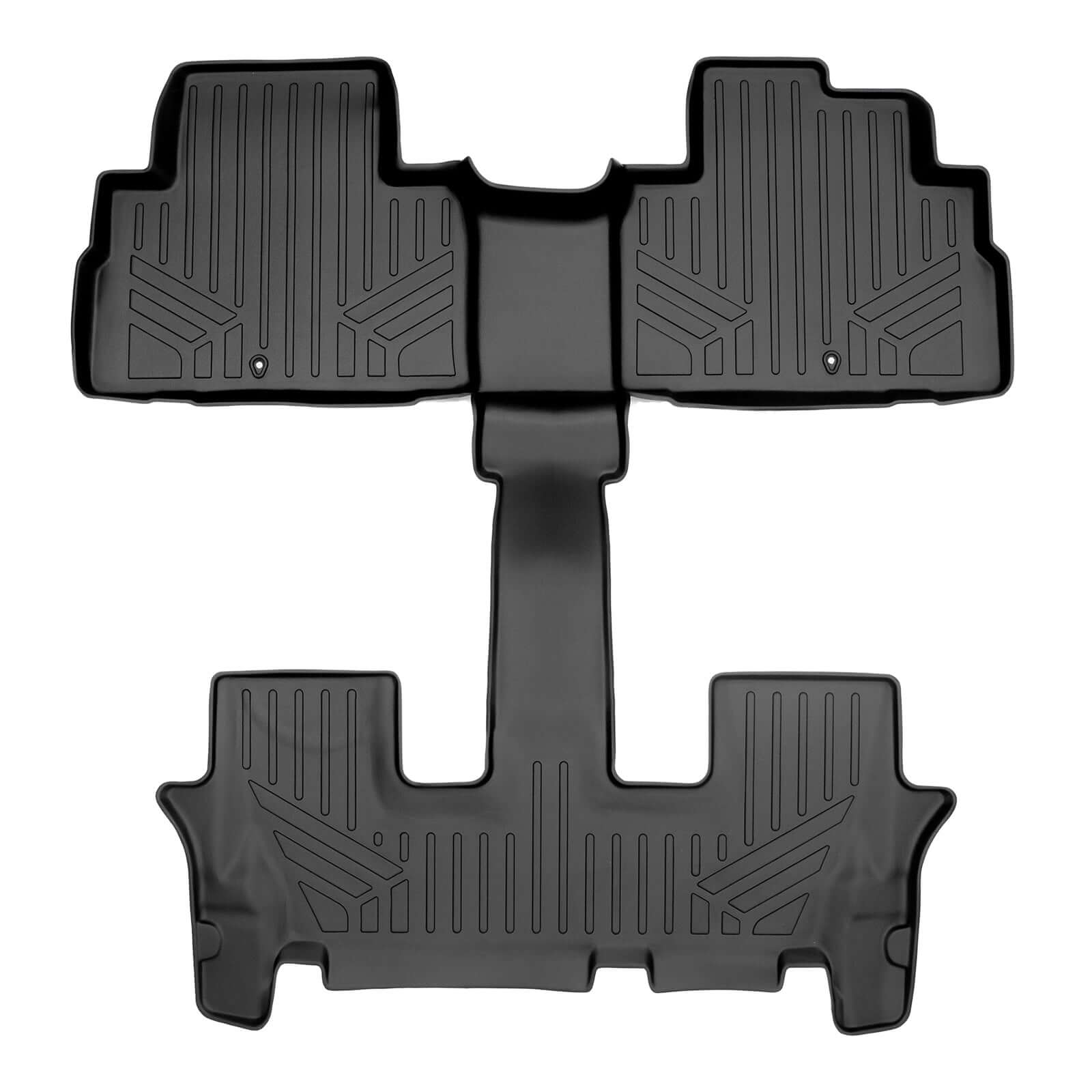 SMARTLINER AUTO™ Custom Fit Floor Liners For 2020-2025 Kia Telluride with 2nd Row Bucket Seat No Center Console with in between Coverage