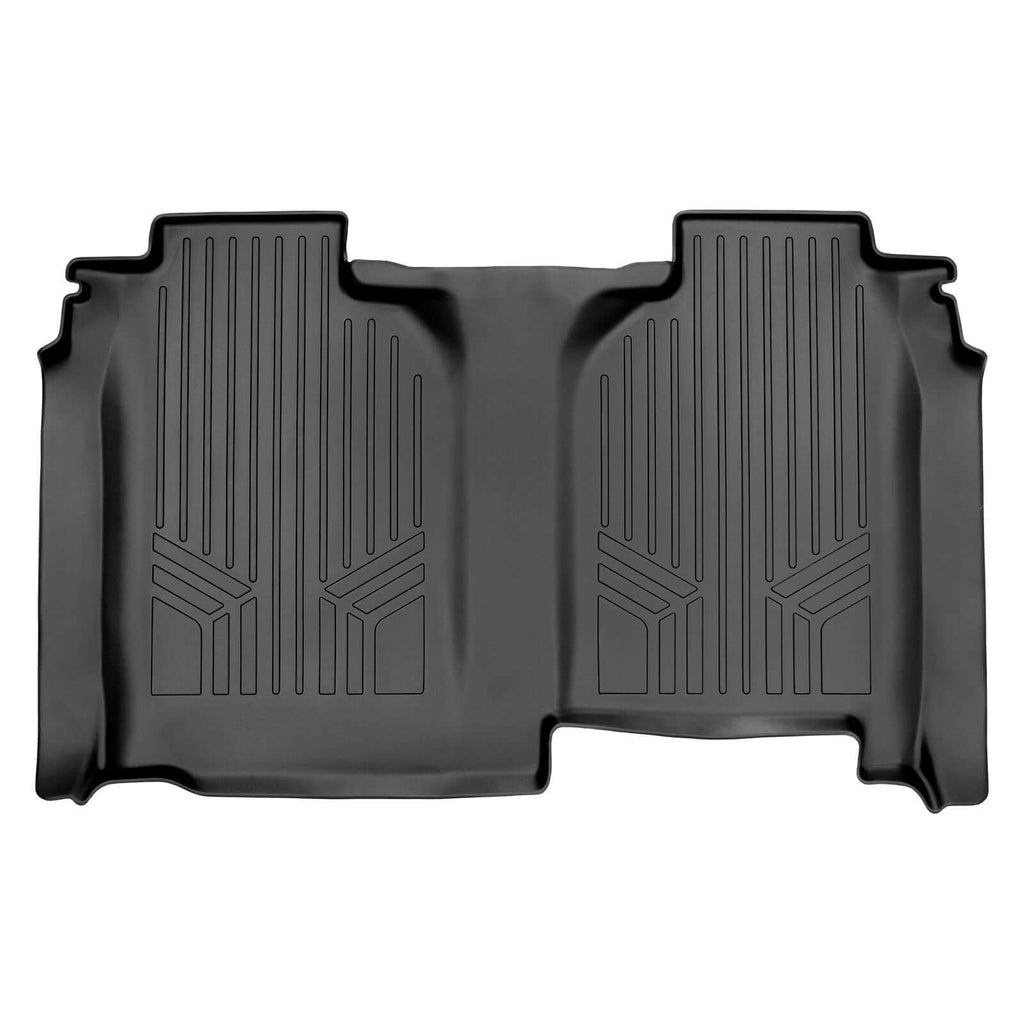 SMARTLINER Custom Fit Floor Liners Compatible With 2020-2025 Chevrolet Silverado 2500 HD | 3500 HD (Crew Cab|Vinyl Flooring|1st Row Bench Seat|Without Over the Hump Coverage|without 2nd Row Underseat Storage)