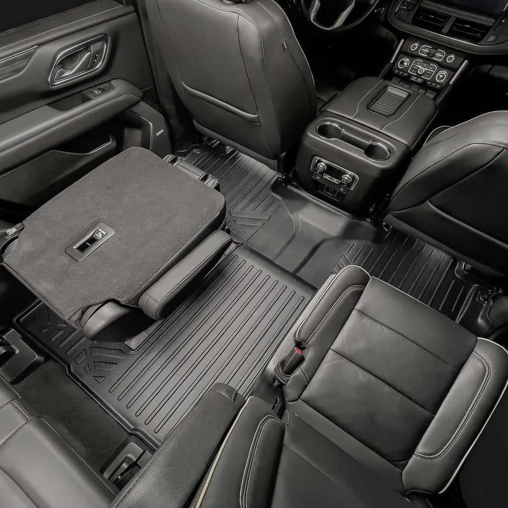 SMARTLINER Custom Fit Floor Liners For 2021-2025 Cadillac Escalade with 2nd Row Bucket Seats
