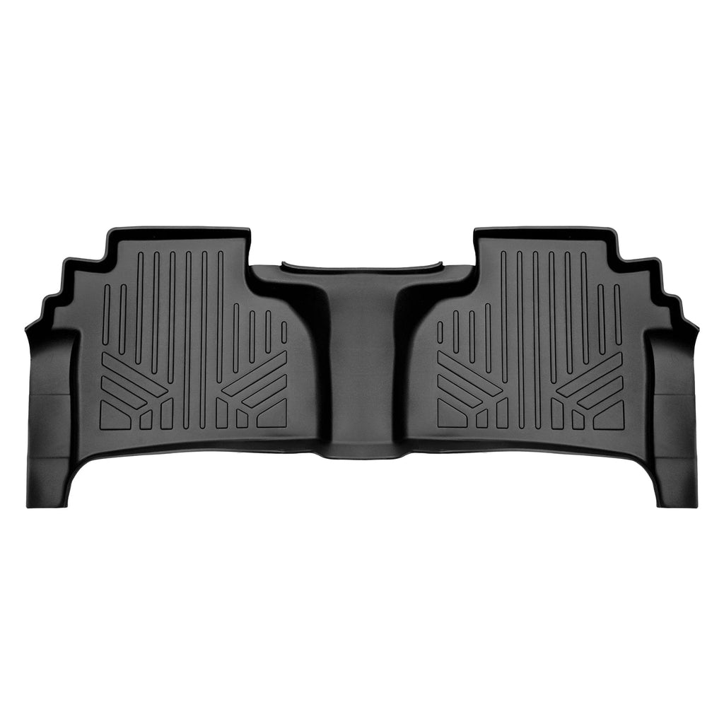 SMARTLINER Custom Fit Floor Liners For 2019-2025 GMC Sierra 1500 Double Cab with Carpet Flooring and 1st Row Bench Seat and OTH Coverage (with 2nd Row Under Seat Storage)