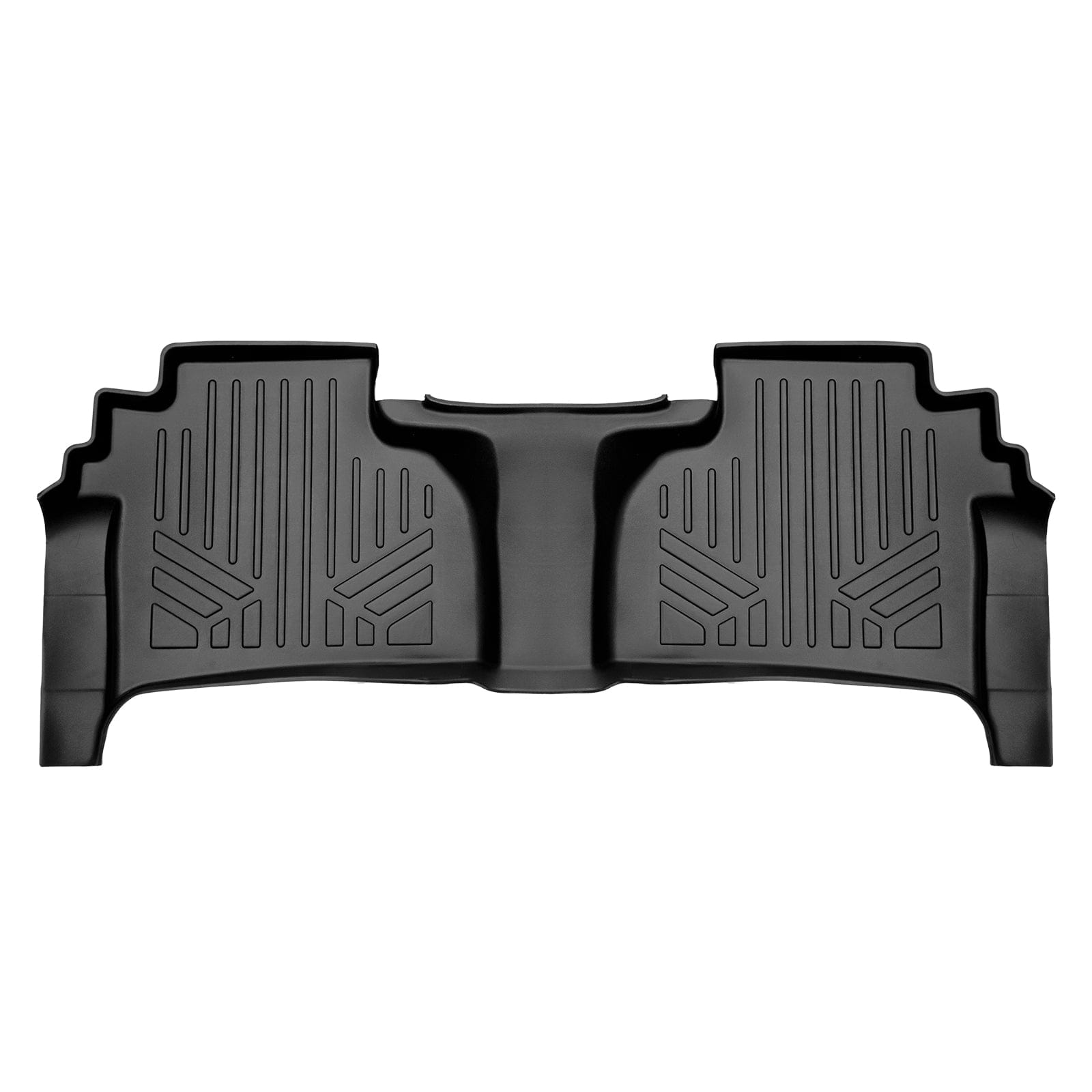 SMARTLINER Custom Fit Floor Liners For 2019-2025 GMC Sierra 1500 Double Cab with Carpet Flooring and 1st Row Bench Seat and OTH Coverage (with 2nd Row Under Seat Storage)