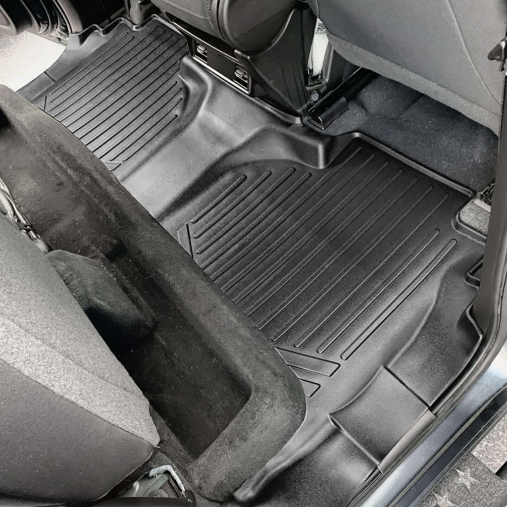 SMARTLINER Custom Fit Floor Liners Compatible With 2020-2025 Chevrolet Silverado 2500 HD | 3500 HD (Double Cab|Carpeted Flooring|1st Row Bench Seat|Without Over the Hump Coverage|with 2nd Row Underseat Storage)