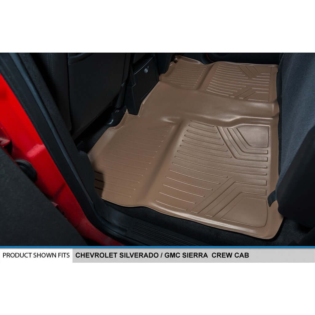 Smart Trim™ Custom Fit Floor Liners For 2007-2013 Silverado/Sierra 1500 - 2007-2014 2500/3500 HD Crew Cabin (Copy)