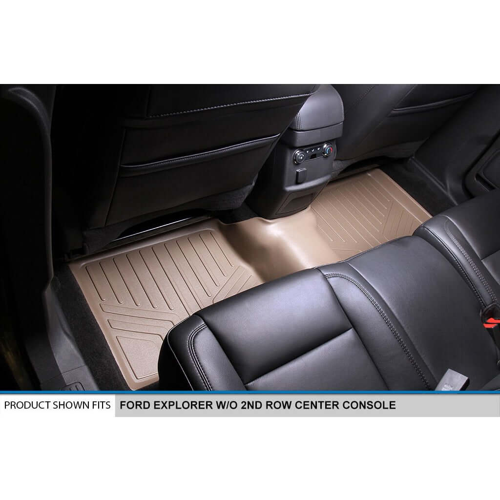 SMARTLINER Custom Fit Floor Liners For 2011-2014 Explorer (without 2nd Row Center Console)