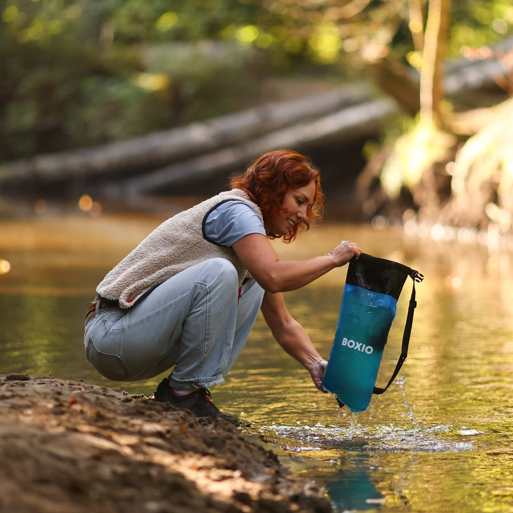 BOXIO WATER FILTER SYSTEM I Water Filter with 1.32 gal Water Bag