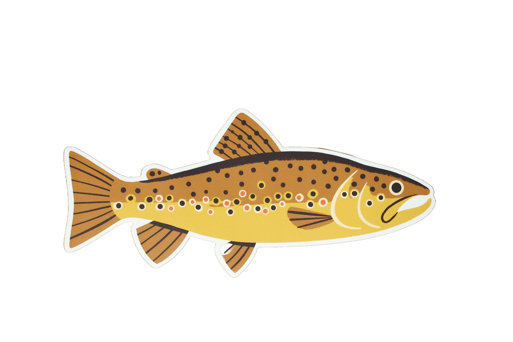 4 Pack of Trout Stickers