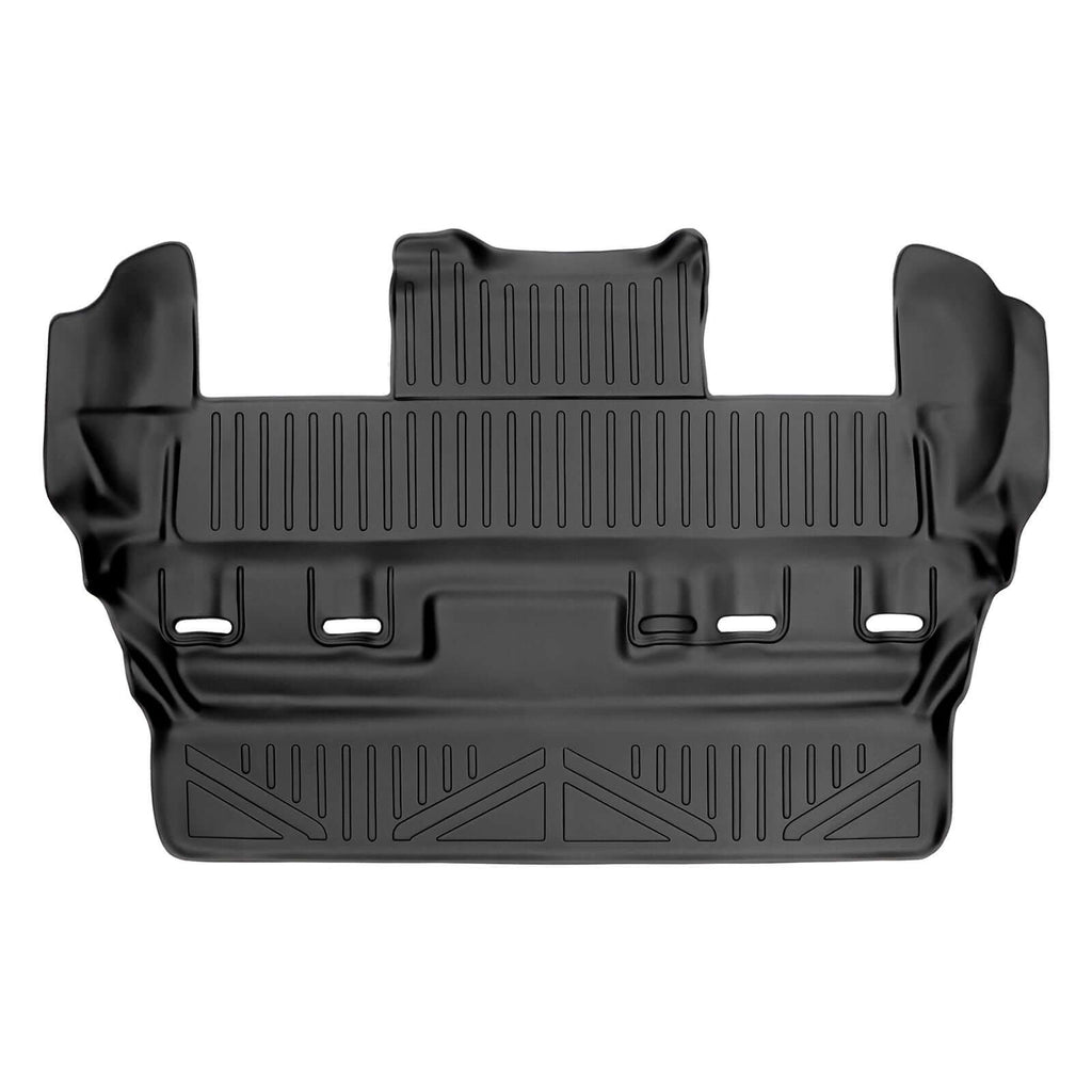 Smart Trim™ Custom Fit Floor Liners For 2015-2020 Cadillac Escalade with Second Row Bucket Seats