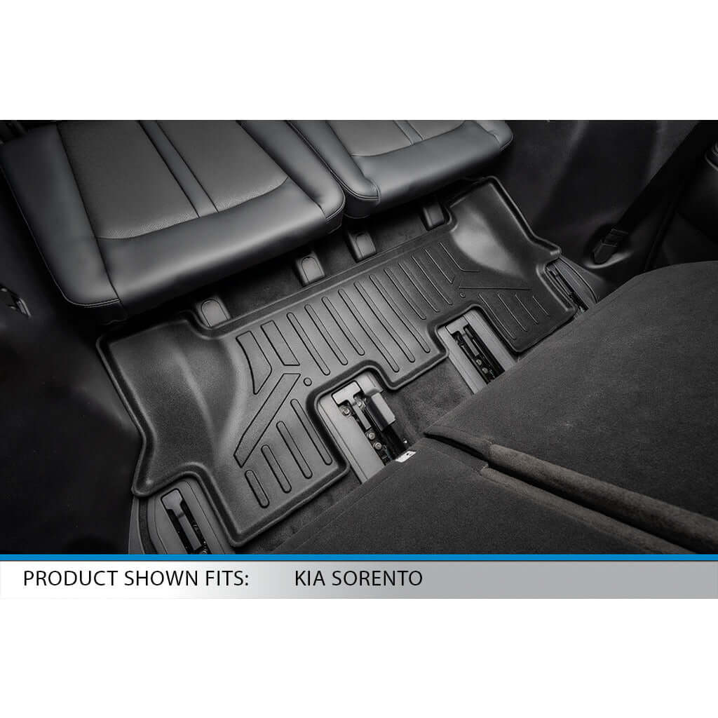 SMARTLINER Custom Fit Floor Liners For 2021-2025 Kia Sorento (with 2nd Row Bucket Seats)