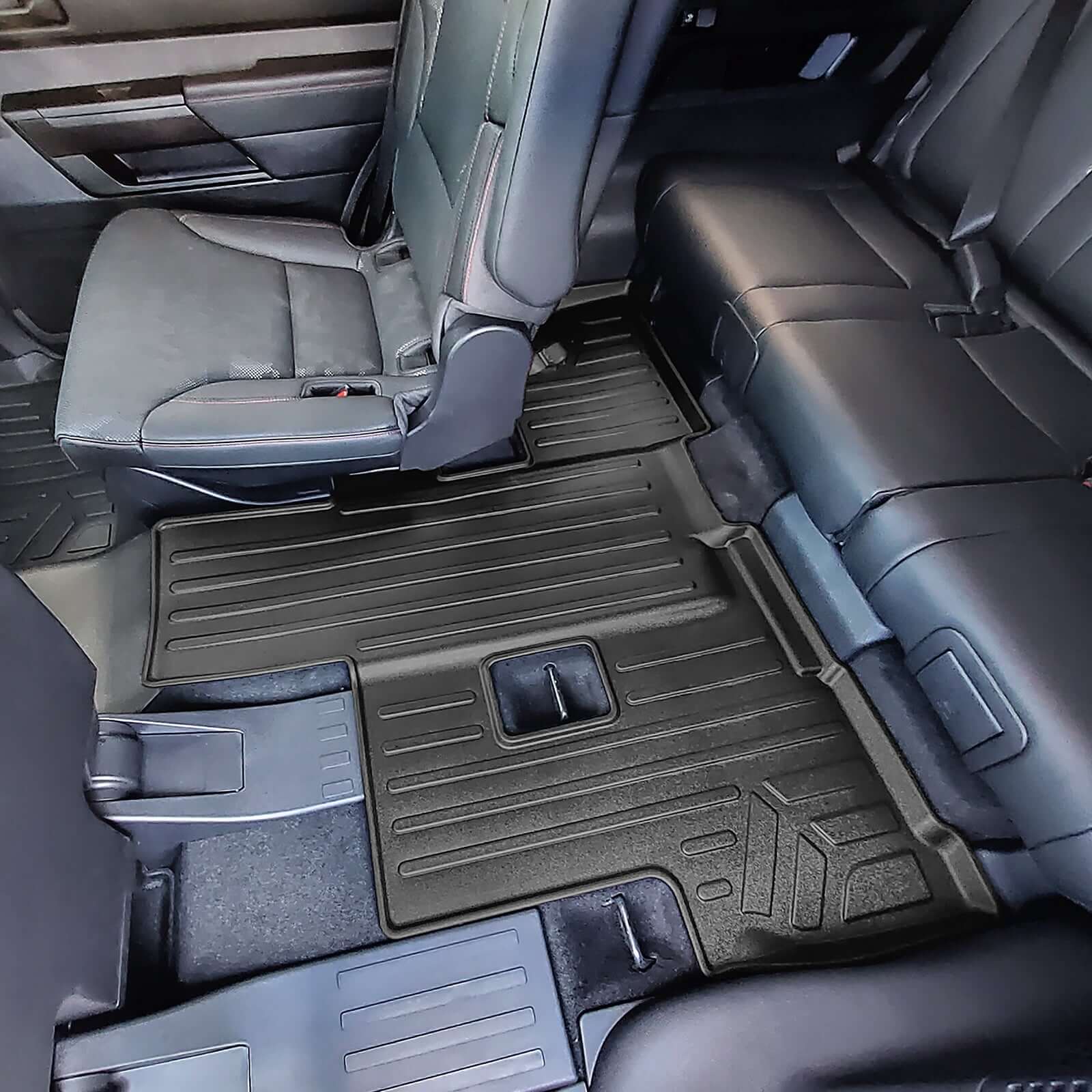 SMARTLINER Custom Fit Floor Liners For 2023-2025 Toyota Sequoia (7 Passenger Model without Center Console)