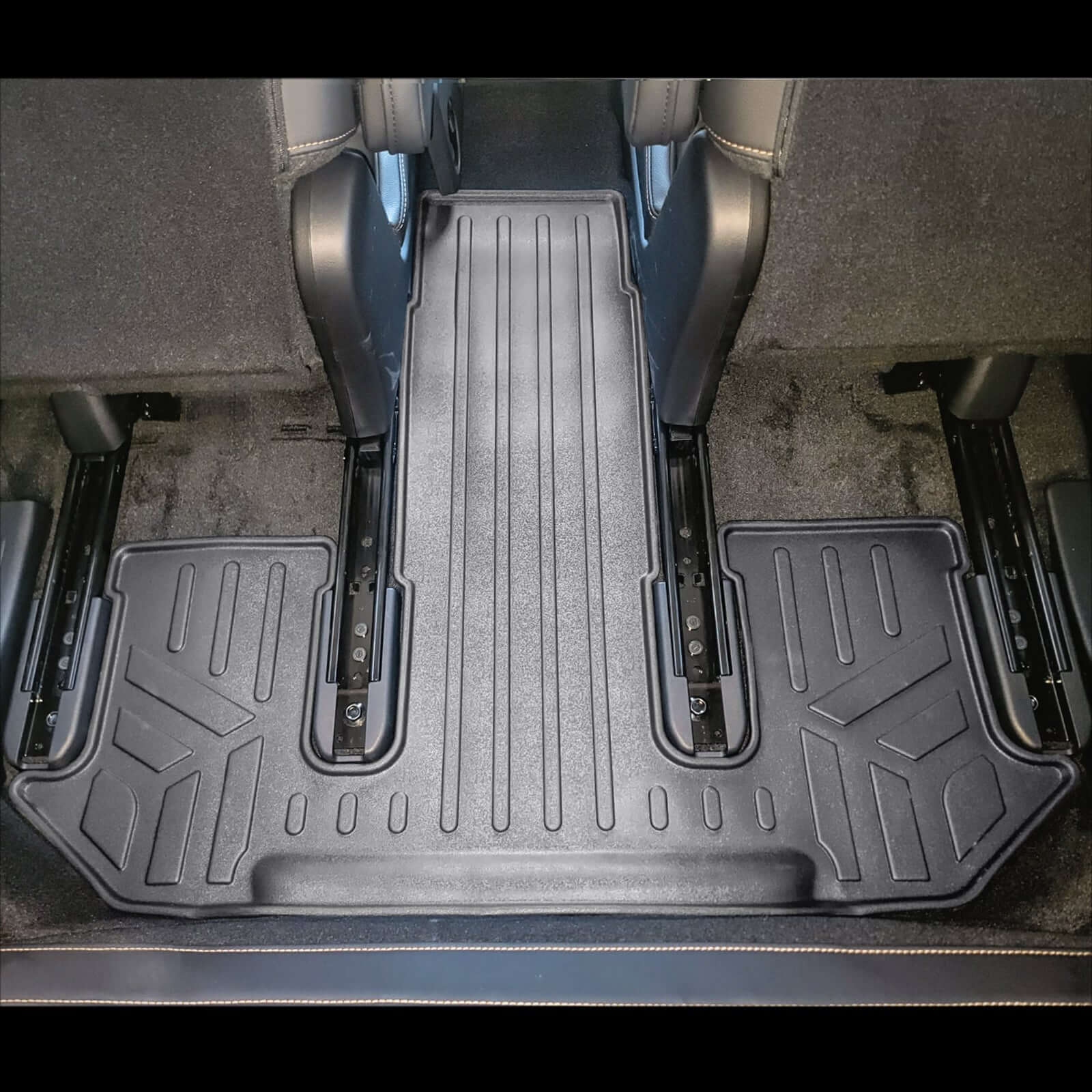 SMARTLINER Custom Fit Floor Liners For 2024-2025 Mazda CX-90 (Only Fits 2nd Row Bucket Seats With Center Console)