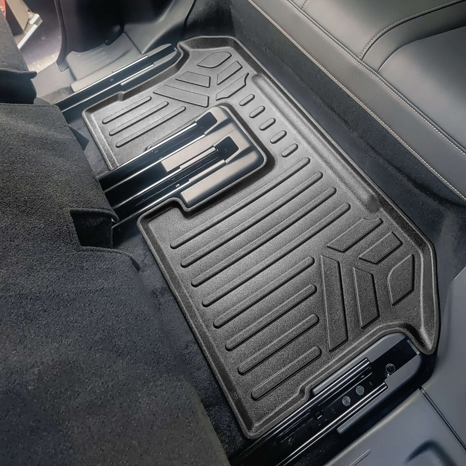SMARTLINER Custom Fit Floor Liners For 2024-2025 Mazda CX-90 (Only Fits 2nd Row Bucket Seats With No Center Console)
