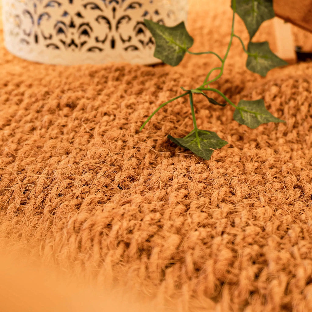 Boutique Camping Bell Tent Half Moon Coir Matting