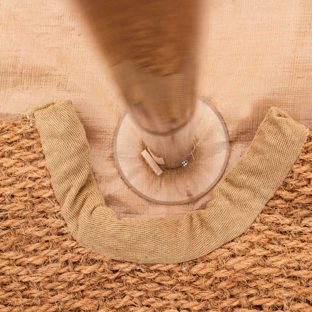 Boutique Camping Bell Tent Half Moon Coir Matting
