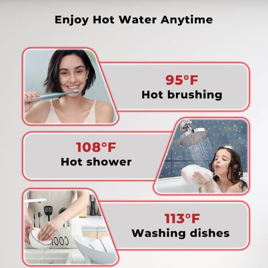 Camplux Climatech 3 Indoor Gas Tankless Water Heater 68,000 BTU