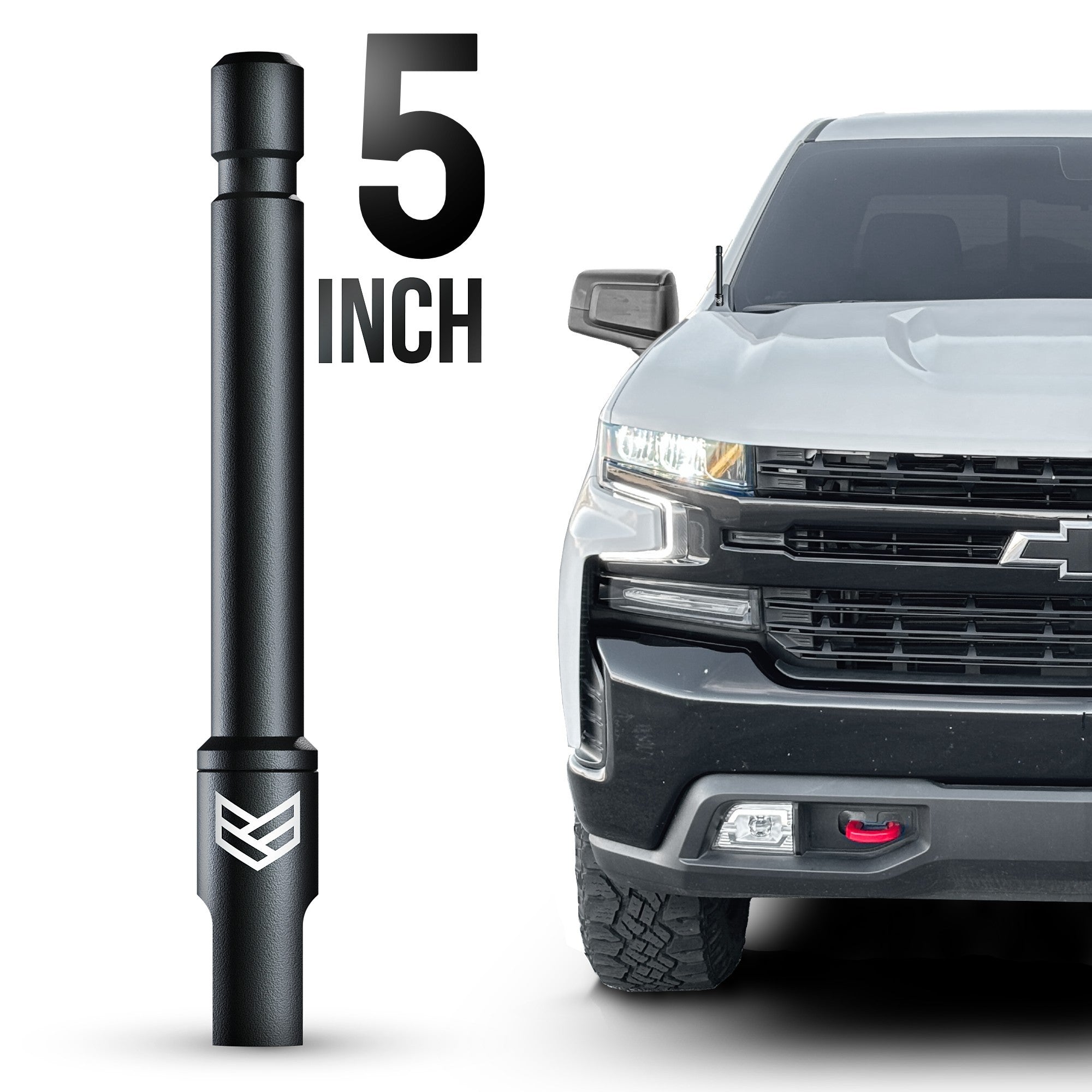 CHEVY & GMC TUFFLOCK® SHORT FLEXIBLE ANTENNA (5 INCH)