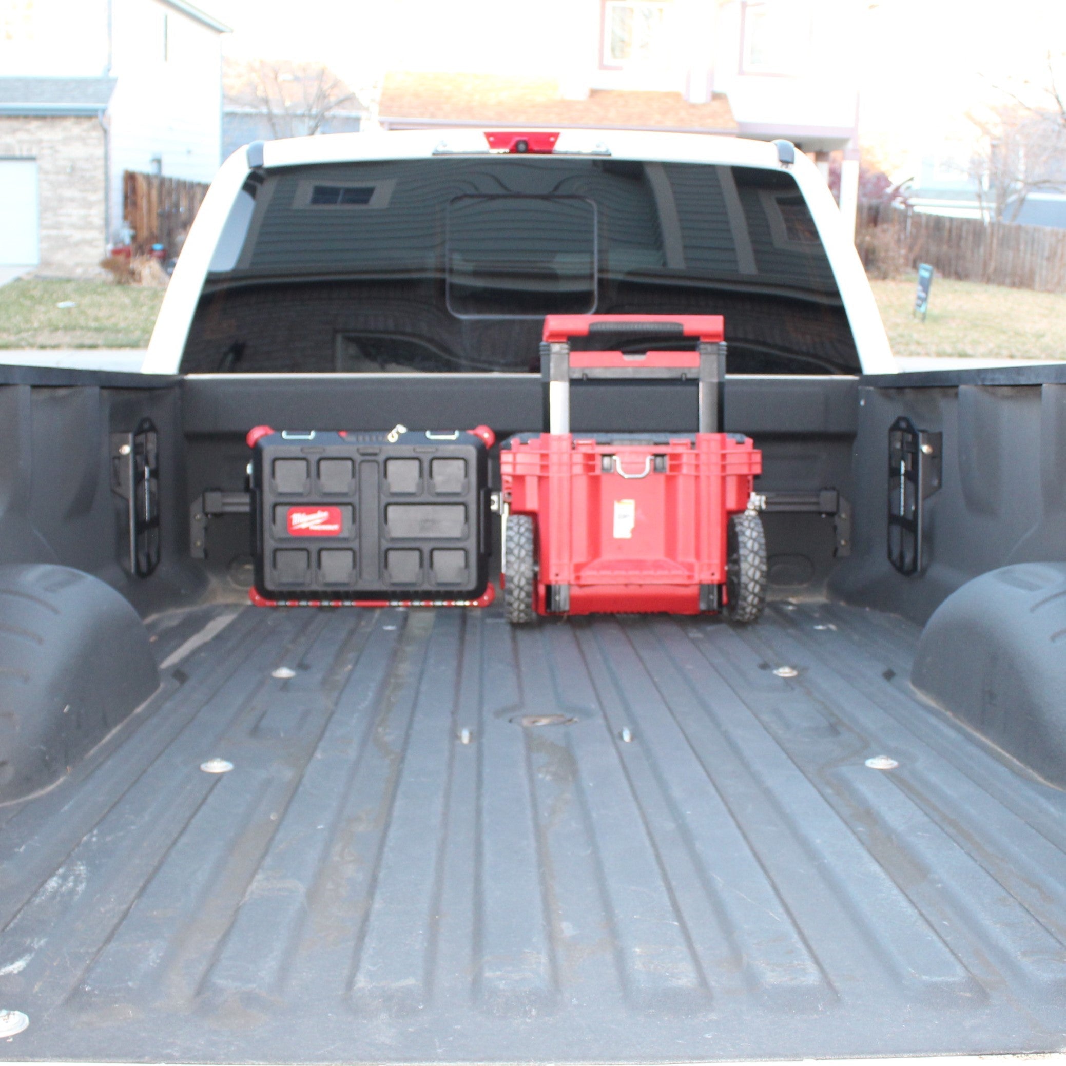 Integral Bulkhead Rail with Panel Kit - Super Duty (2017+) - Compatible with Milwaukee Tool Packout Organizers