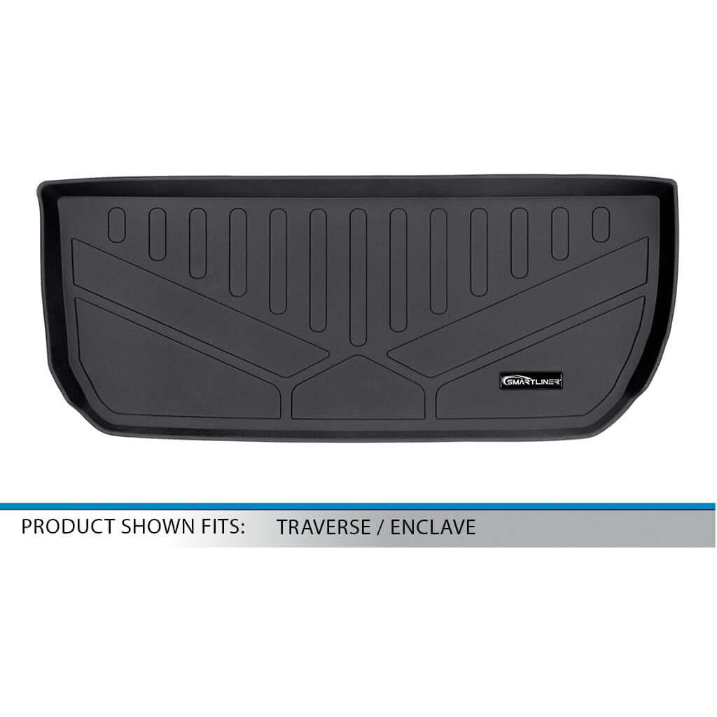 SMARTLINER Custom Fit Floor Liners For Traverse/Enclave/Acadia/Outlook (with 2nd Row Bench Seat)