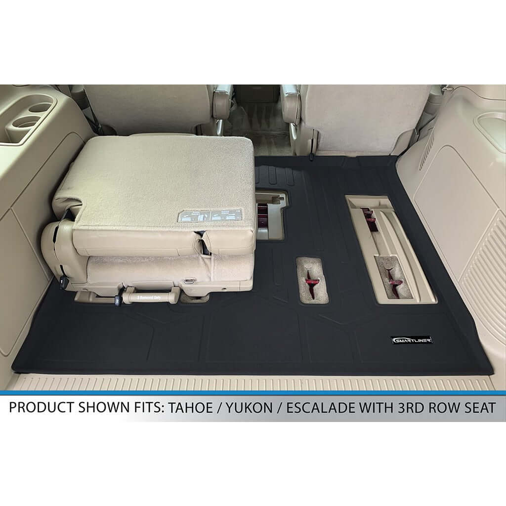 SMARTLINER Custom Fit Floor Liners For 2007-2014 Cadillac Escalade (No Hybrid Models)