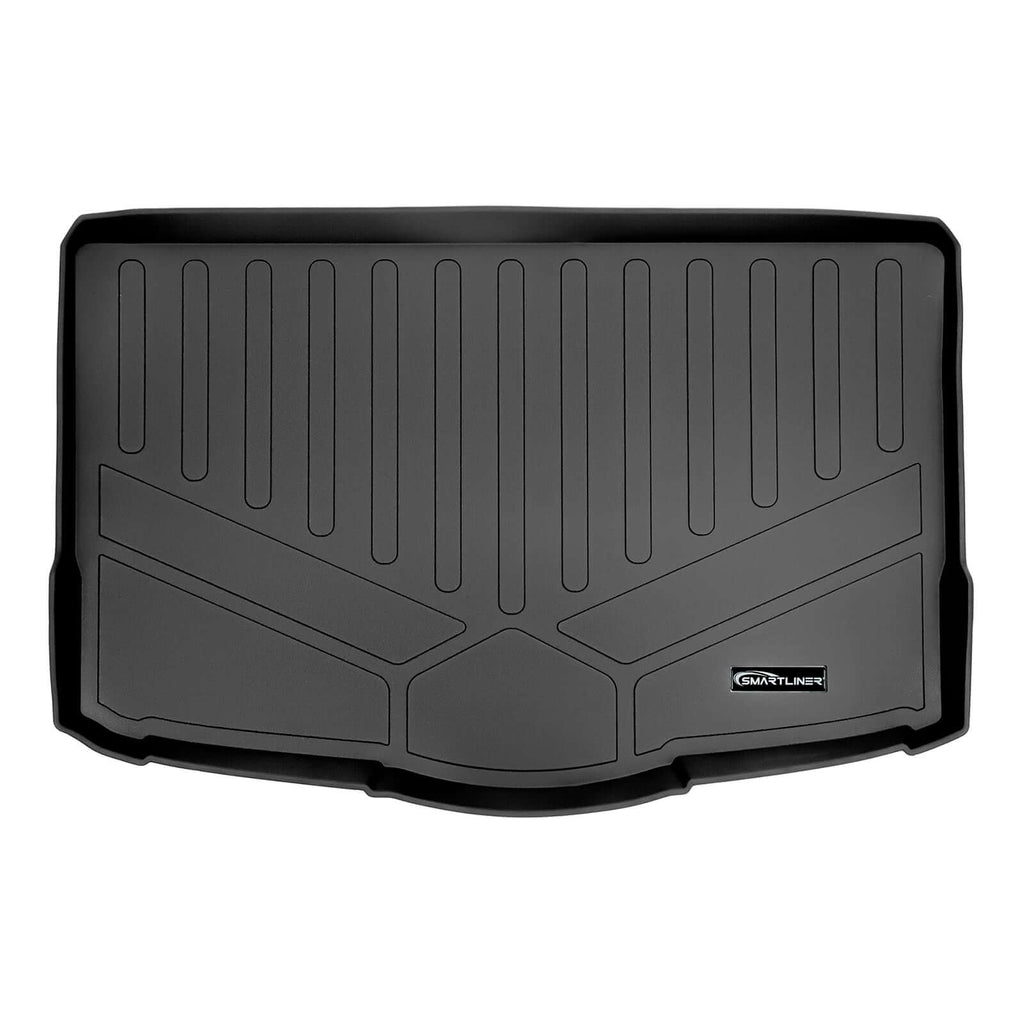 SMARTLINER Custom Fit Floor Liners For 2017-2024 Nissan Rogue Sport - Factory Cargo Tray in Lowest Position