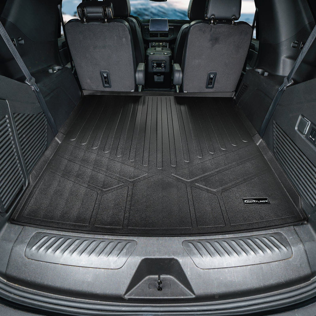 SMARTLINER Custom Fit Floor Liners For 2021-2025 Chevrolet Tahoe/ GMC Yukon with 2nd Row Bucket Seats