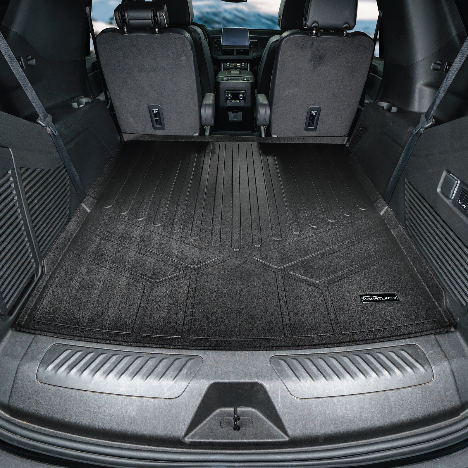 SMARTLINER Custom Fit Floor Liners For 2021-2025 Chevrolet Tahoe/ GMC Yukon with 2nd Row Bucket Seats