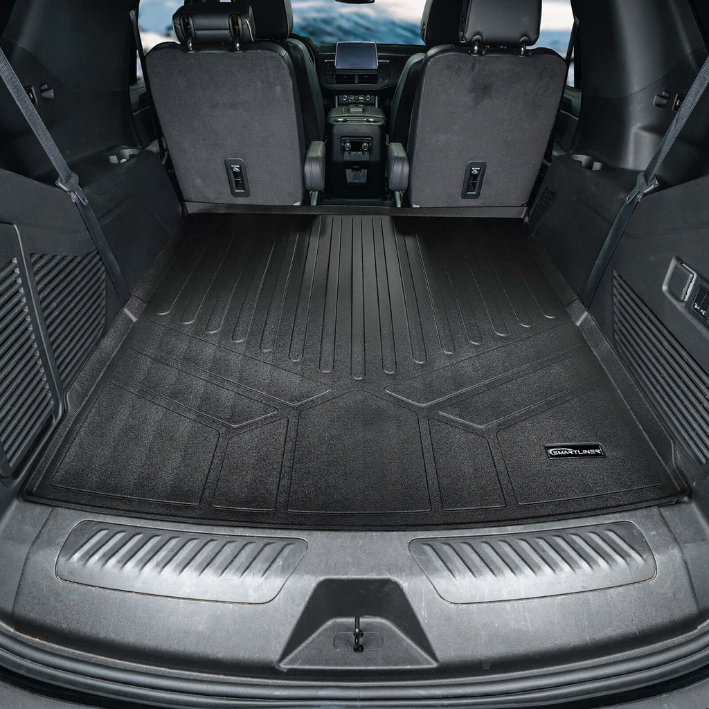 SMARTLINER Custom Fit Floor Liners For 2021-2025 Cadillac Escalade with 2nd Row Bench Seat