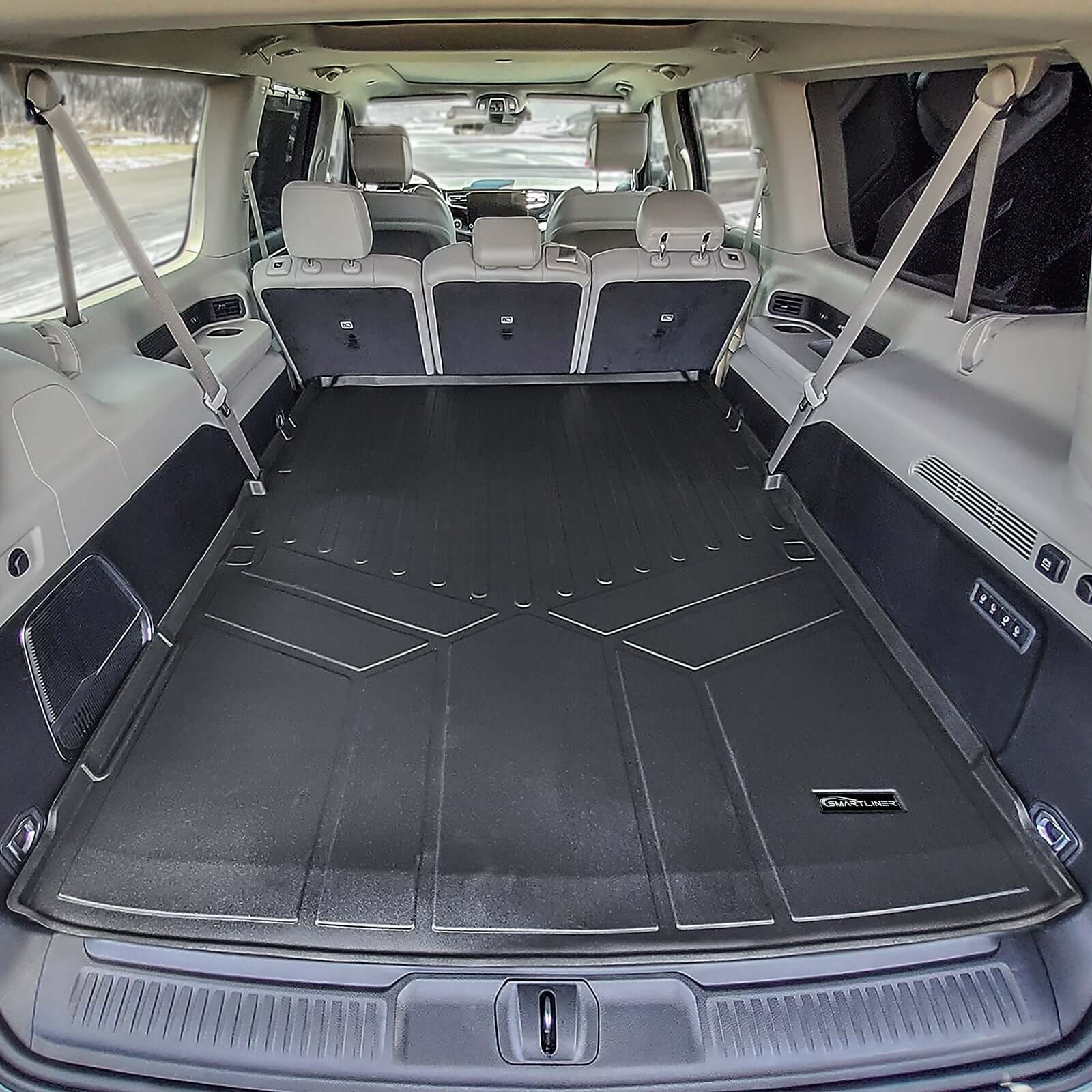SMARTLINER Custom Fit Floor Liners For 2023-2025 Jeep Grand Wagoneer L (7 Passenger Model)