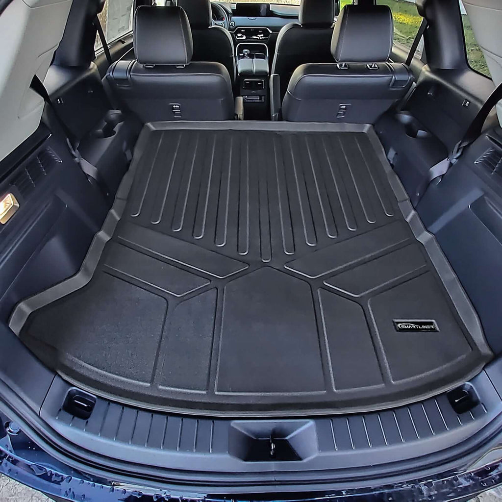 SMARTLINER Custom Fit Floor Liners For 2024-2025 Mazda CX-90 (Only Fits 2nd Row Bench)
