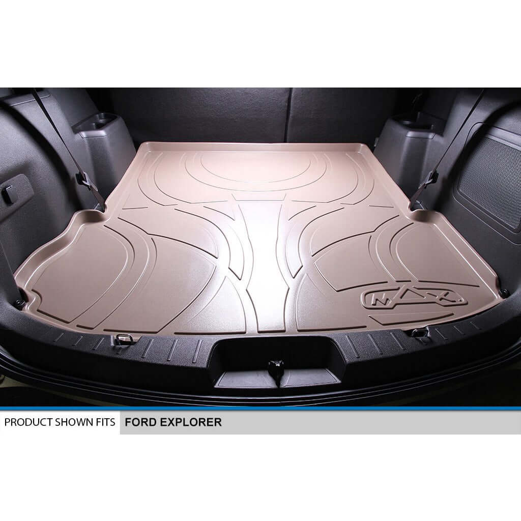 SMARTLINER Custom Fit Floor Liners For 2011-2014 Ford Explorer (with 2nd Row Center Console)