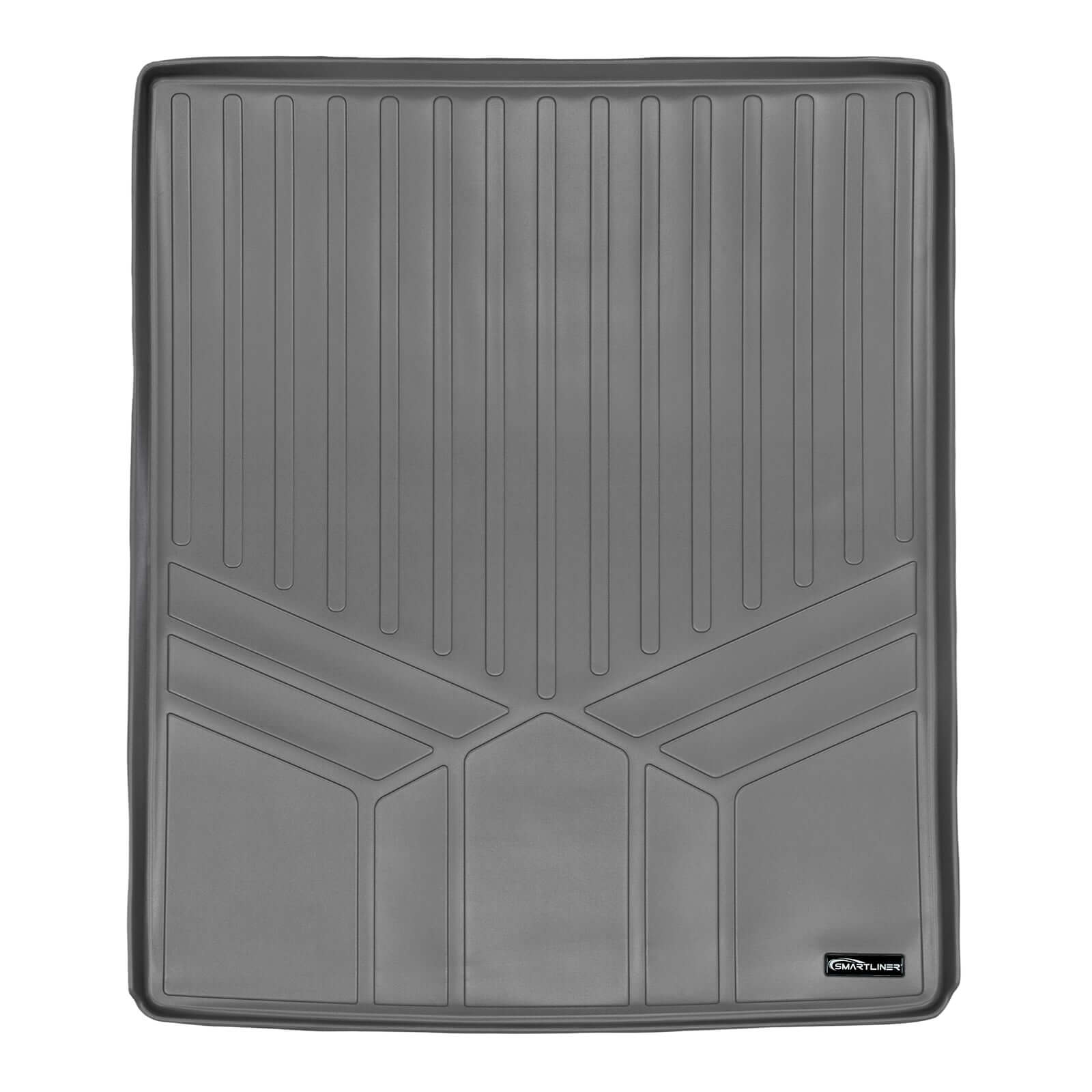 Smart Trim™ Custom Fit Floor Liners For 2013-2020 Dodge Grand Caravan with 2nd Row Bucket Seats and 1st Row Super Console