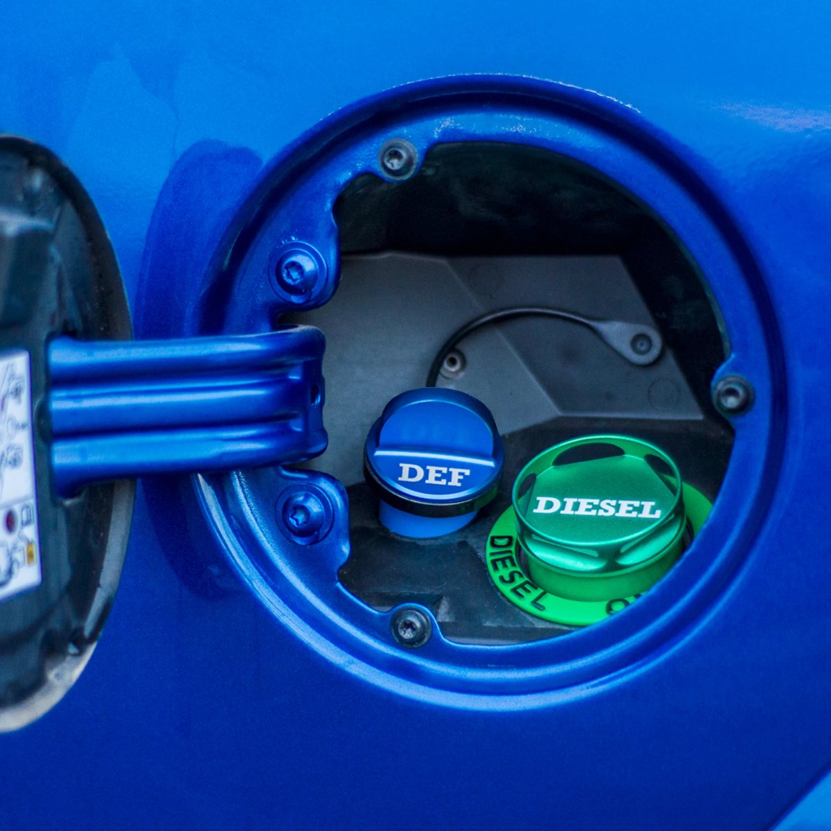 DODGE RAM MAGNETIC FUEL CAP & DEF CAP