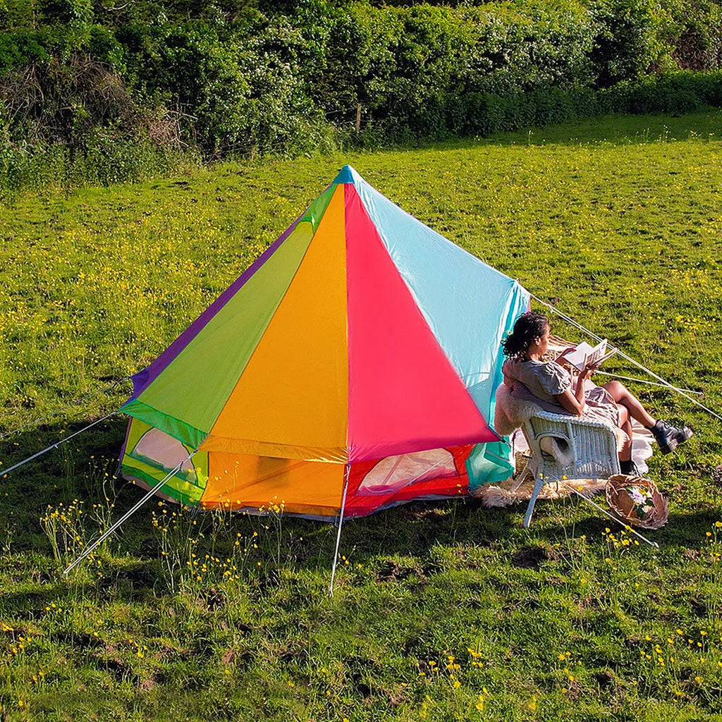 Multicolour Rainbow Classic Bell Tent