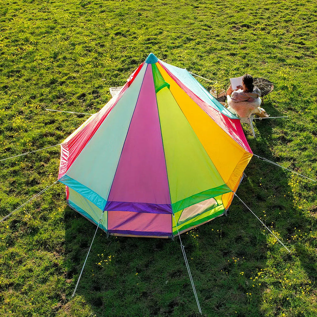 Multicolour Rainbow Classic Bell Tent