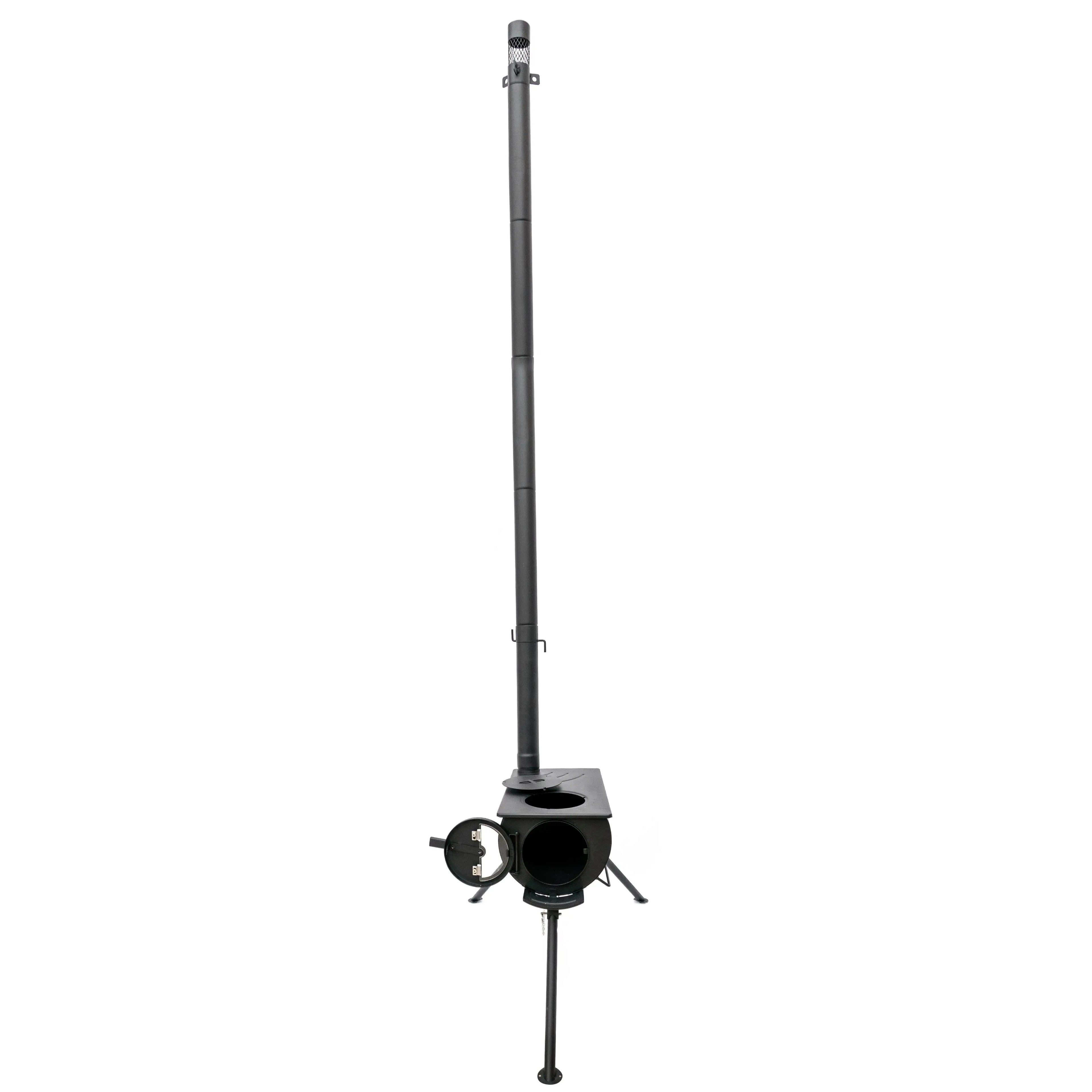 Portable Wood burning Stove with Glass Door